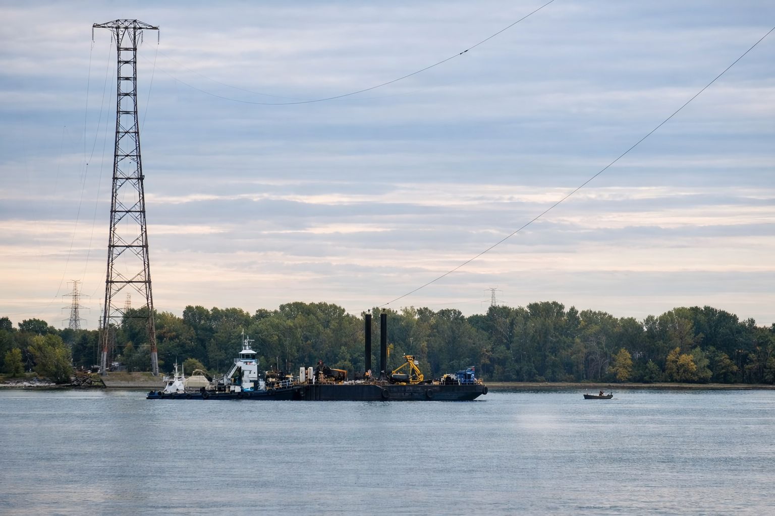 Ligne 230KV - Traversée Fluviale à Trois-Rivières