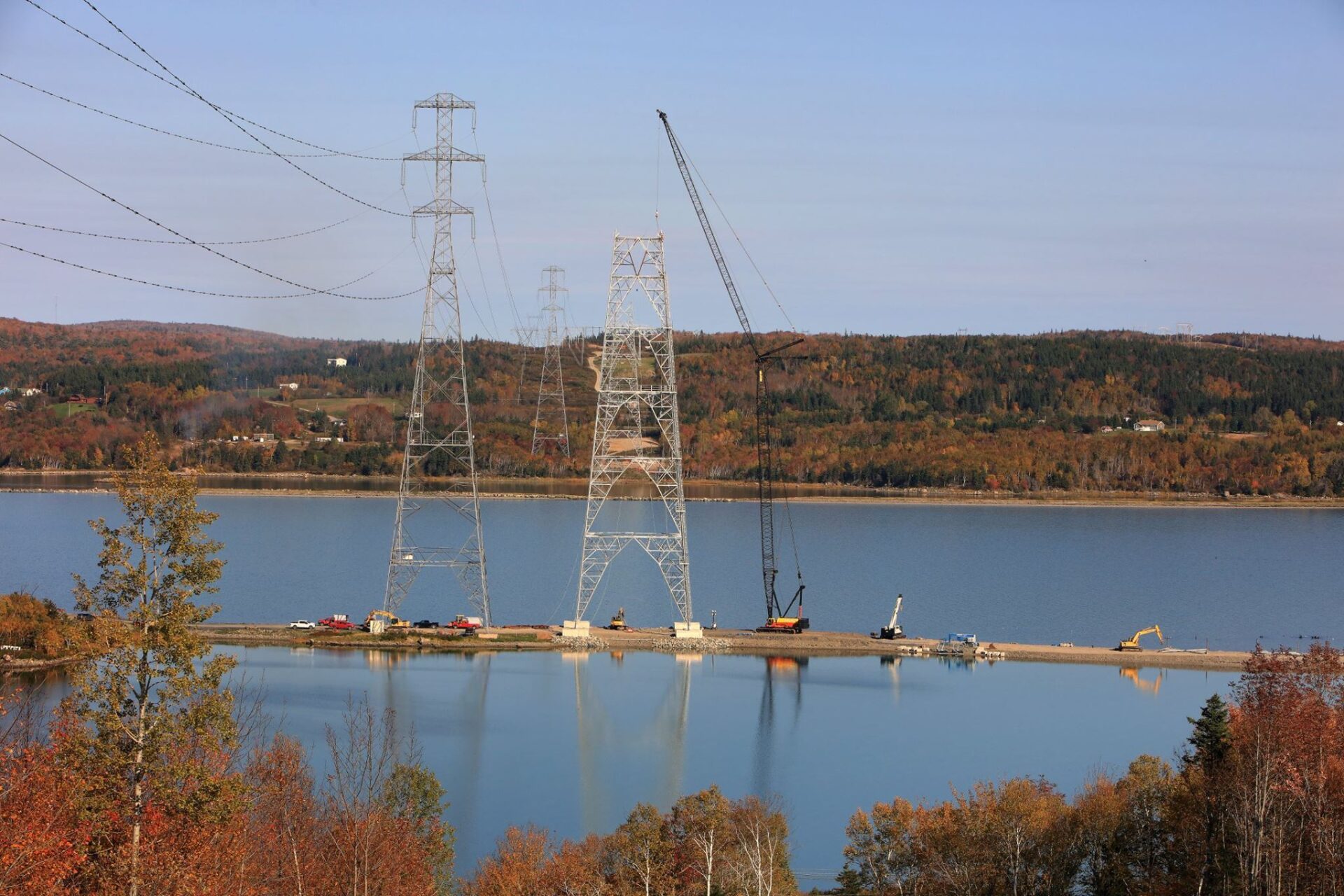 Lignes de transport haute tension