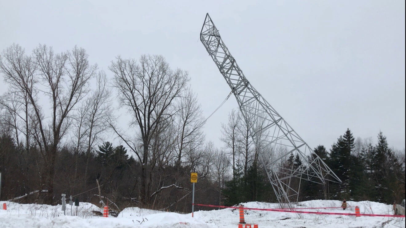 Démantèlement de lignes 69 kV